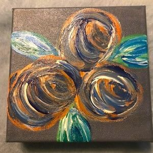 Pretty acrylic canvas painting